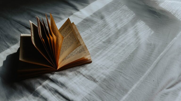 Reading Rushdie in bed - Photo by Buse Doa