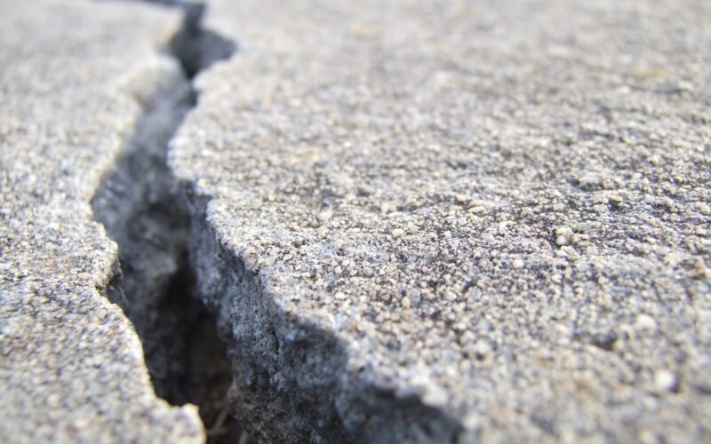 Sidewalk crack